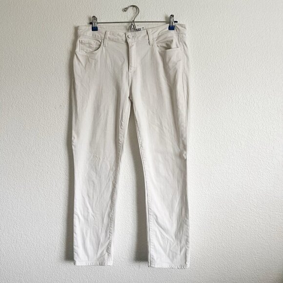 PAIGE Denim - Paige 29” Waist Brigitte White Straight Leg Jeans 27” Inseam